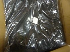 *60 Black Polycotton Chair Covers