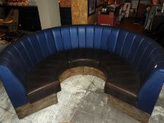 *Shoeshoe Bench Seating Unit with Pleated Back & F