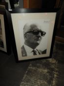 *Framed Photo Print of Enzo Ferrari