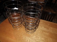 *Eleven Chrome Plated Plate Stand