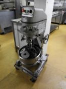 *Metcalfe Single Phase 40 Quart Mixer with Dough H
