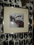 *Early Black & White F1 Photograph in Silver Frame