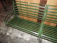 *Wrought Iron Garden Seat