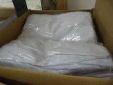 *60 White Polycotton Chair Covers