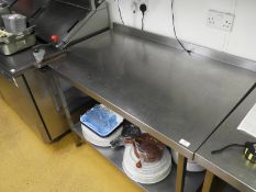 *Stainless Steel Preparation Table with Bonza Comm