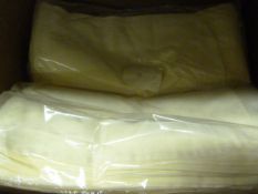 *64 Ivory Polycotton Chair Covers