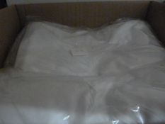 *60 White Polycotton Chair Covers