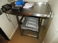 *Dishwasher Tray Stainless Steel Shelf Unit