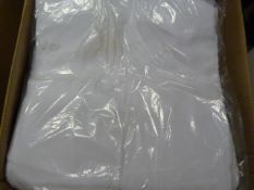 *60 White Polycotton Chair Covers