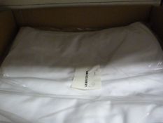 *60 White Polycotton Chair Covers