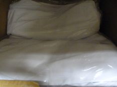 *50 White Polycotton Chair Covers