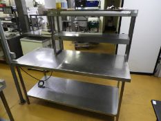 *Stainless Steel Preparation and Servery Unit with