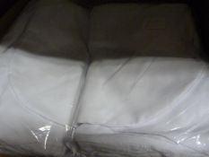 *60 White Polycotton Chair Covers