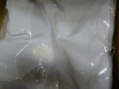 *50 White Polycotton Chair Covers