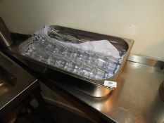 *Bain Marie Insert Containing Assorted Bar Glass