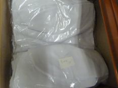 *60 White Polycotton Chair Covers