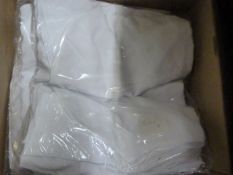 *50 White Polycotton Chair Covers