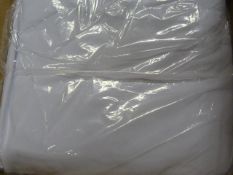 *60 White Polycotton Chair Covers