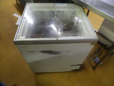 *Ice Cream Freezer with Sliding Perspex Lid