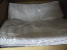 *60 White Polycotton Chair Covers