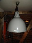*Thorlux Grey Enamel Light Fitting