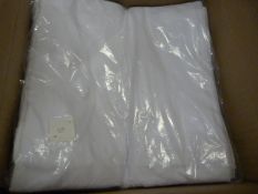 *60 White Polycotton Chair Covers