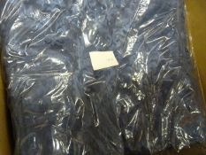 *56 Navy Brocade Chair Covers