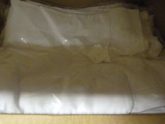 *60 White Polycotton Chair Covers