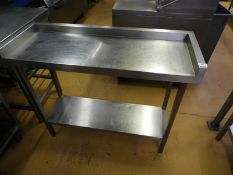 Stainless Steel Preparation Unit with Undershelf a