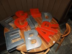 *Galvanised and Painted Steel Letters