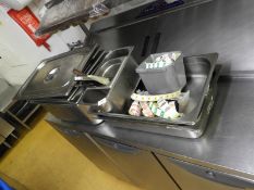 *Seven Bain Marie Inserts with Covers, and Assorte