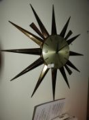 *Metamec Sunburst Clock