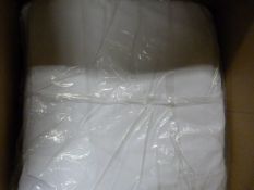 *60 White Polycotton Chair Covers