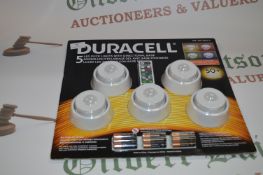 *Duracell 5pc Puck Light Set with Remote Control & Batteries