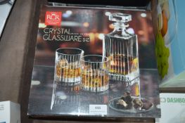 *RCR Crystal Glass Decanter Set