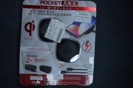 *Pocket Juice UK Wireless Charger 2pk