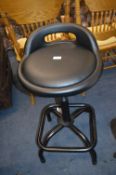 *Black Gas Lift Barstool