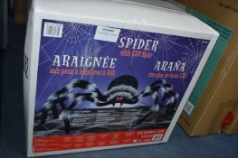 *Giant Spider with LED Eyes