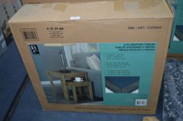 *Ash Veneer Nest of Two Tables