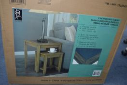 *Ash Veneer Nest of Two Tables