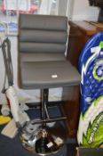 *Grey Gaslift Bar Stool