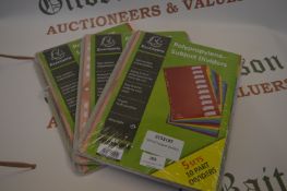 *10 Part A4 Subject Dividers 3pk