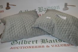 *Honeycomb Feather Filled Cushion 2pc