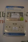 *BG Twin USB Sockets 2pk