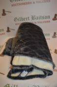 *Velvet Sherpa Blanket Grey