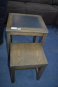 *Ash Veneer Nest of Two Tables