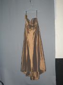 *Size: 14 Antique Gold Bridesmaid Dress by Dessy C