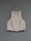 *Size: 12 Blush Bridesmaid Top by Dessy Collection