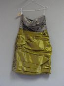 *Size: 18 Silver & Gold Bridesmaid Dress