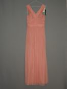 *Size: 10 Apricot Bridesmaid Dress by Alfred Sung
